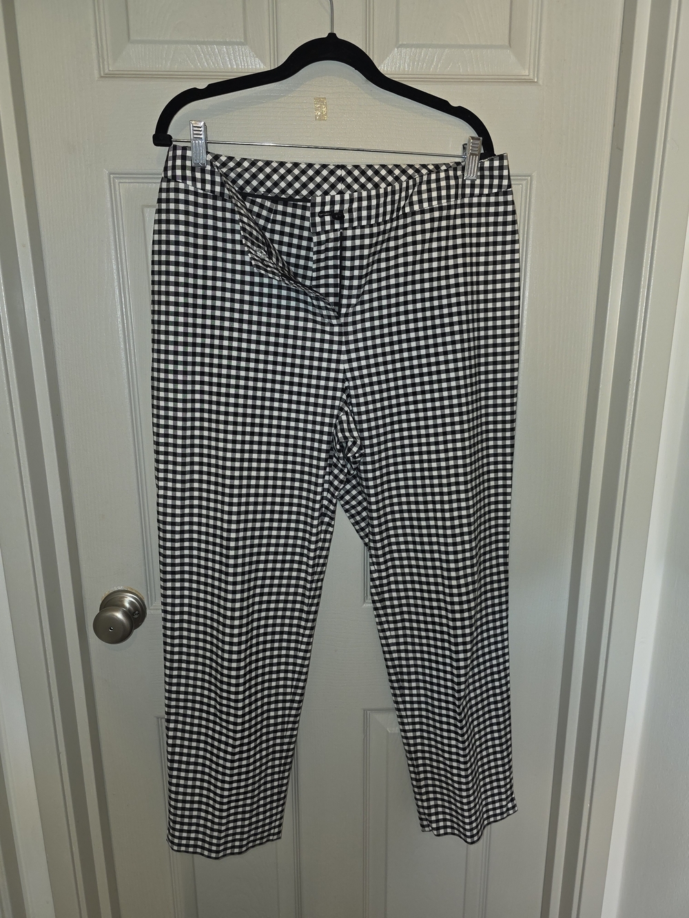 Women's Black and White Gingham Dress Pants(J. Mclaughlin)